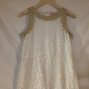 LILLY PULITZER Donna Romper | Embroidered Trim Resort White Mocean Lace